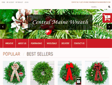 Tablet Screenshot of centralmainewreath.com
